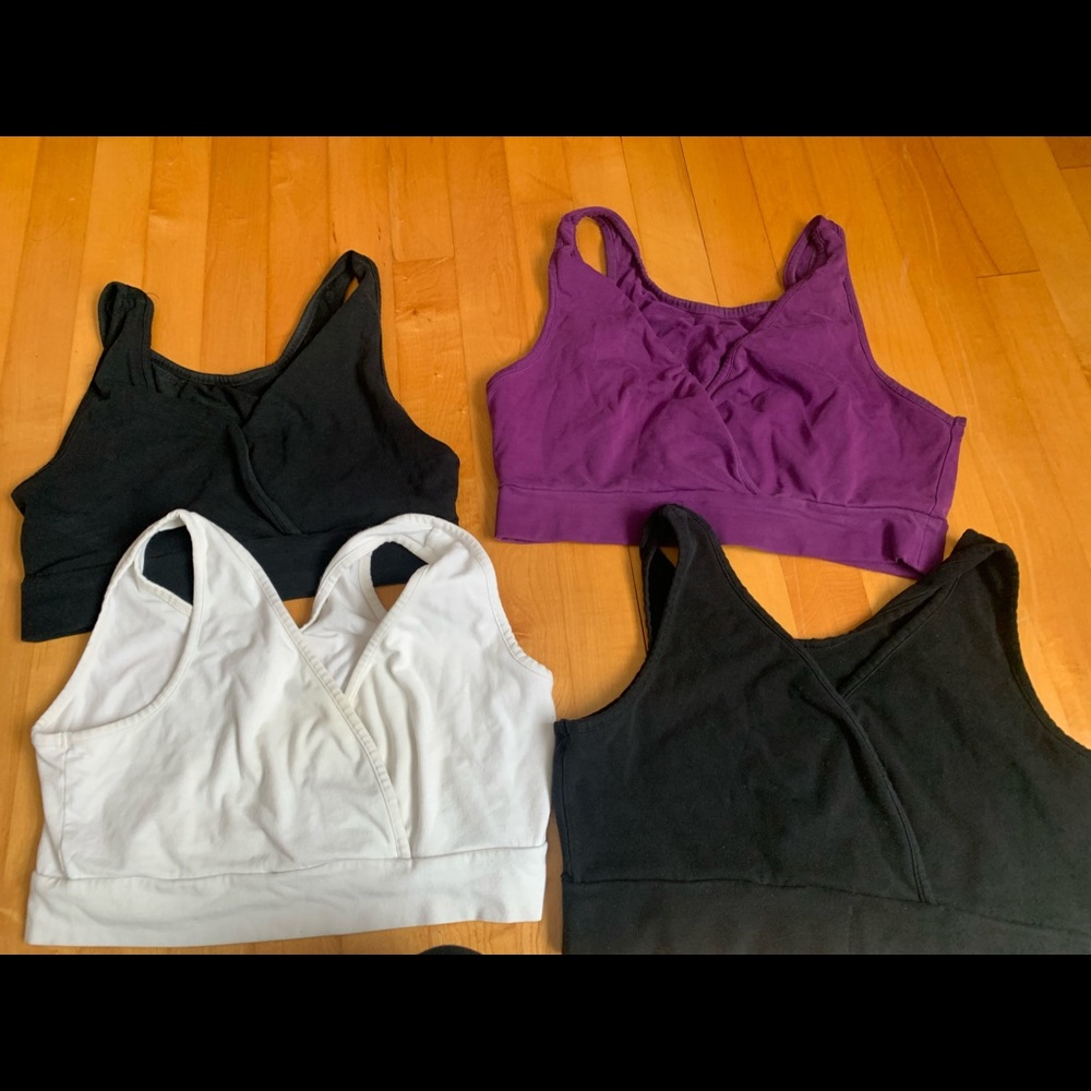 Kindred Braverly soft organic cotton nursing bra bundle